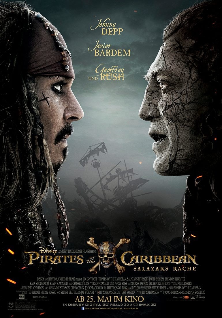 Пираты Карибского моря 5: Мертвецы не рассказывают сказки: постер N135302