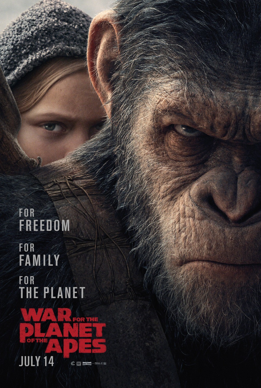 Планета обезьян: Война: постер N135625