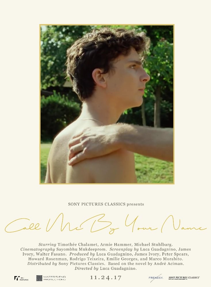 Назови меня своим именем / Call Me by Your Name (2017) отзывы. Рецензии. Новости кино. Актеры фильма Назови меня своим именем. Отзывы о фильме Назови меня своим именем