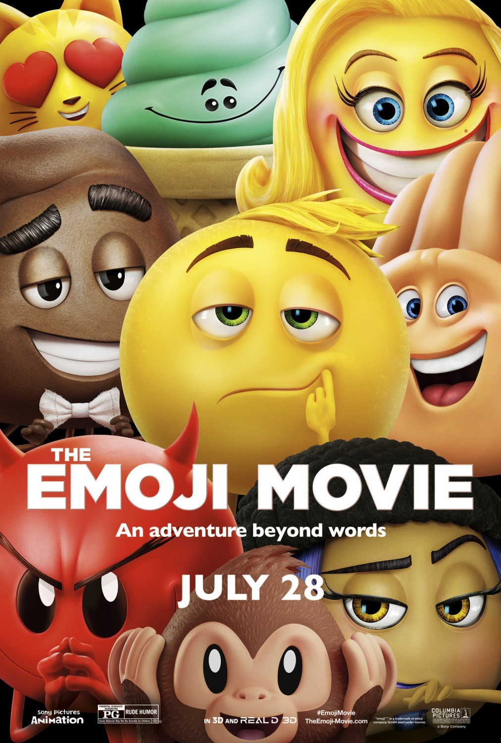 Эмоджи фильм / The Emoji Movie (2017) отзывы. Рецензии. Новости кино. Актеры фильма Эмоджи фильм. Отзывы о фильме Эмоджи фильм