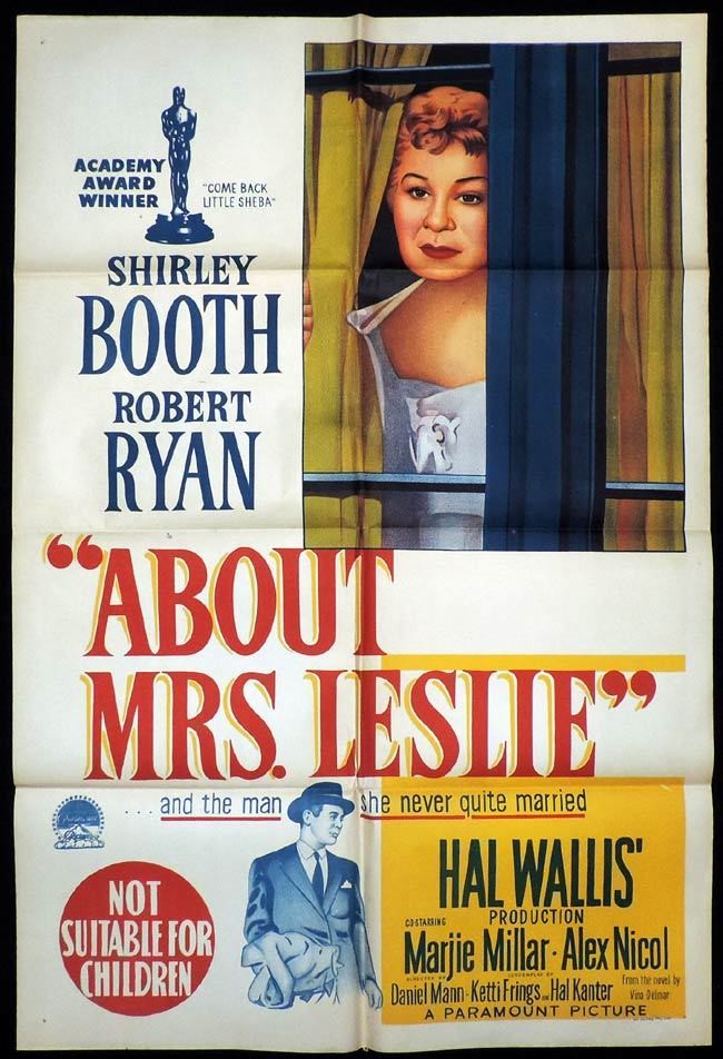 О миссис Лесли / About Mrs. Leslie (1954) отзывы. Рецензии. Новости кино. Актеры фильма О миссис Лесли. Отзывы о фильме О миссис Лесли