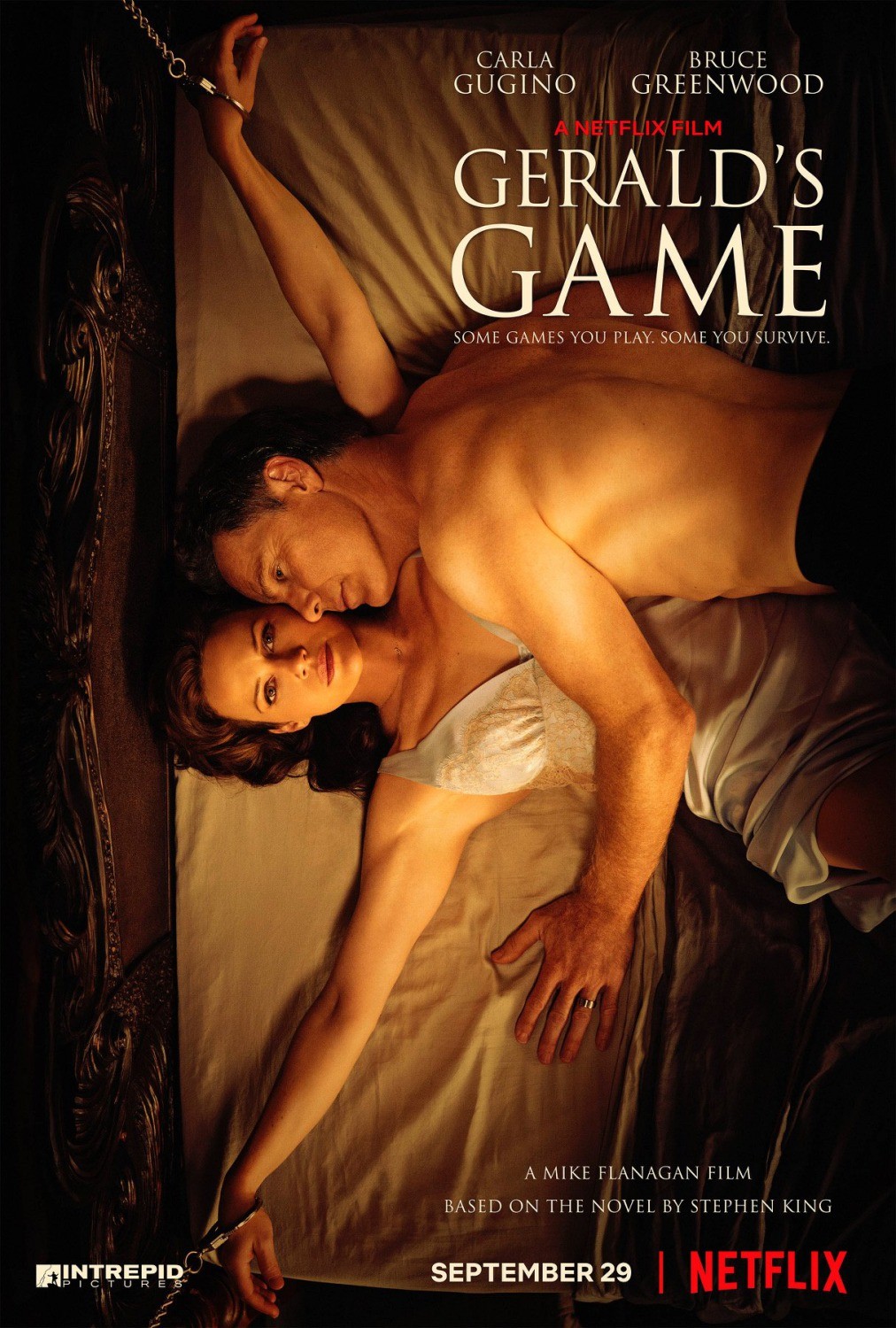 Игра Джеральда / Gerald`s Game (2017) отзывы. Рецензии. Новости кино. Актеры фильма Игра Джеральда. Отзывы о фильме Игра Джеральда