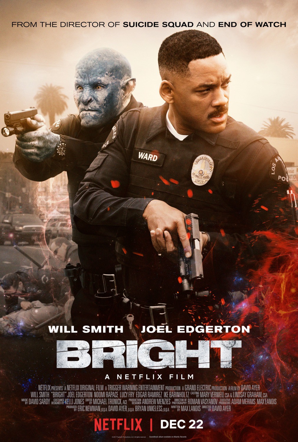 Яркость / Bright (2017) отзывы. Рецензии. Новости кино. Актеры фильма Яркость. Отзывы о фильме Яркость