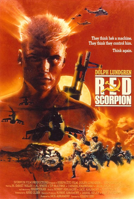 Красный скорпион: постер N142591