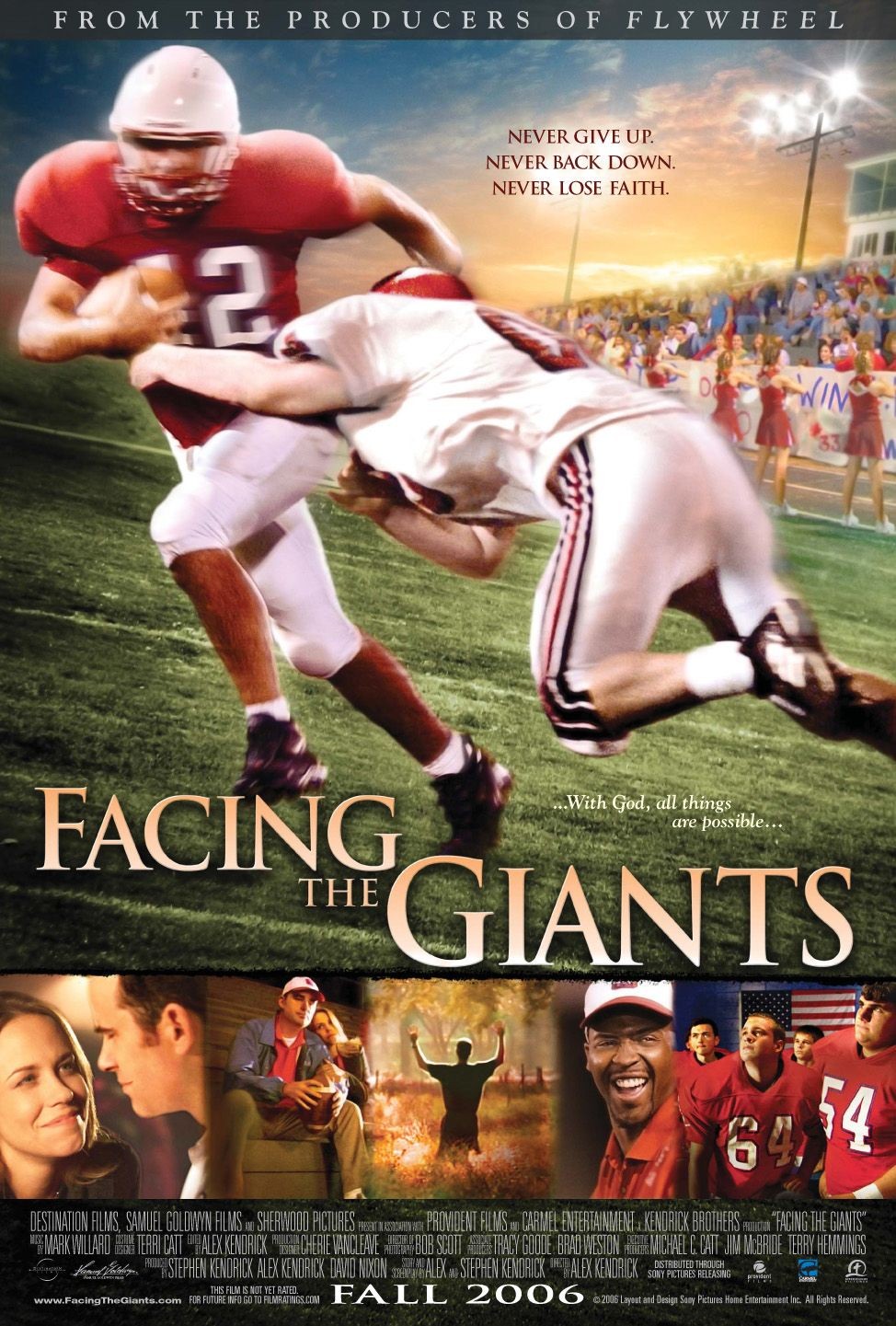 Противостояние гигантам / Facing the Giants (2006) отзывы. Рецензии. Новости кино. Актеры фильма Противостояние гигантам. Отзывы о фильме Противостояние гигантам