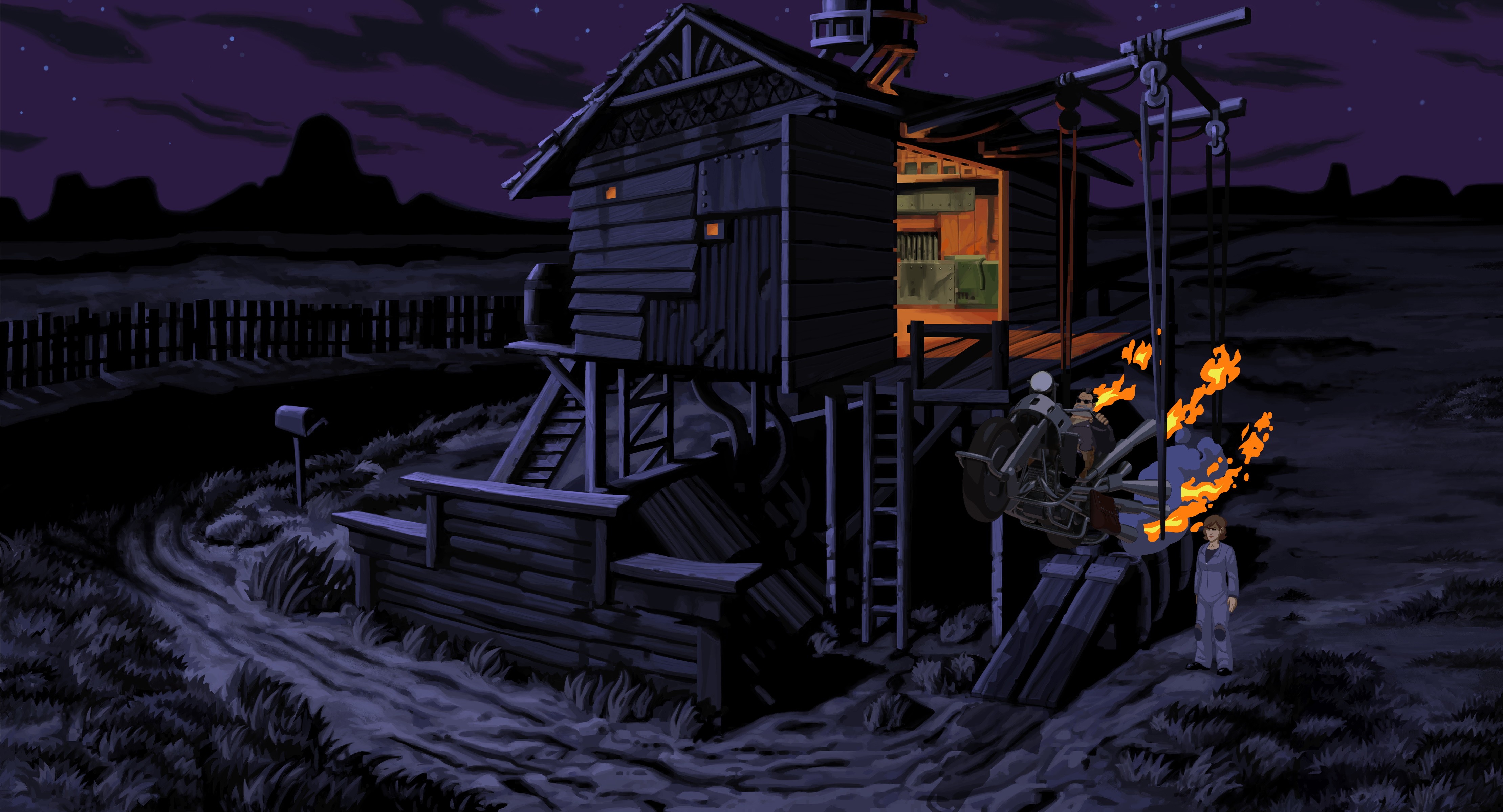 Игра Full Throttle Remastered (2017). Скриншот N136277