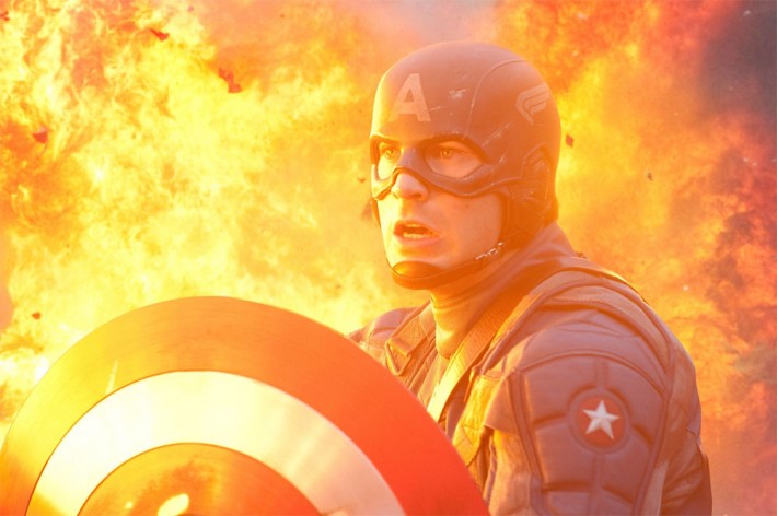 Капитан Америка предстал в новом образе на съемках Мстителей 4