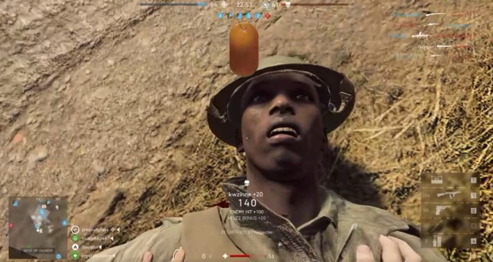 В шутере Battlefield 5 игроки смогут забить противника головой