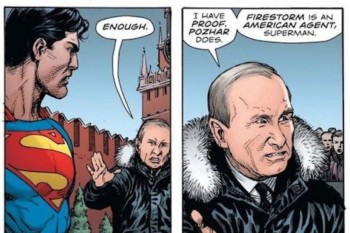 В комиксах DC Владимир Путин выступил против Супермена