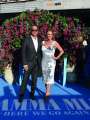 Том Хэнкс и Кристин Барански на премьере фильма "Mamma Mia! 2" в Лондоне