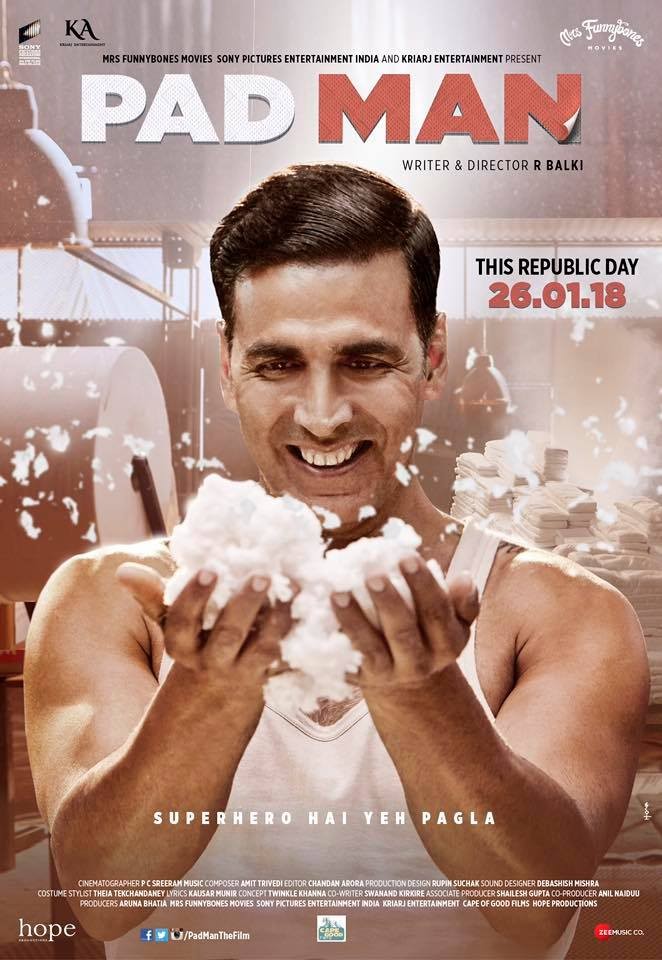 Пэдмен / Padman (2018) отзывы. Рецензии. Новости кино. Актеры фильма Пэдмен. Отзывы о фильме Пэдмен