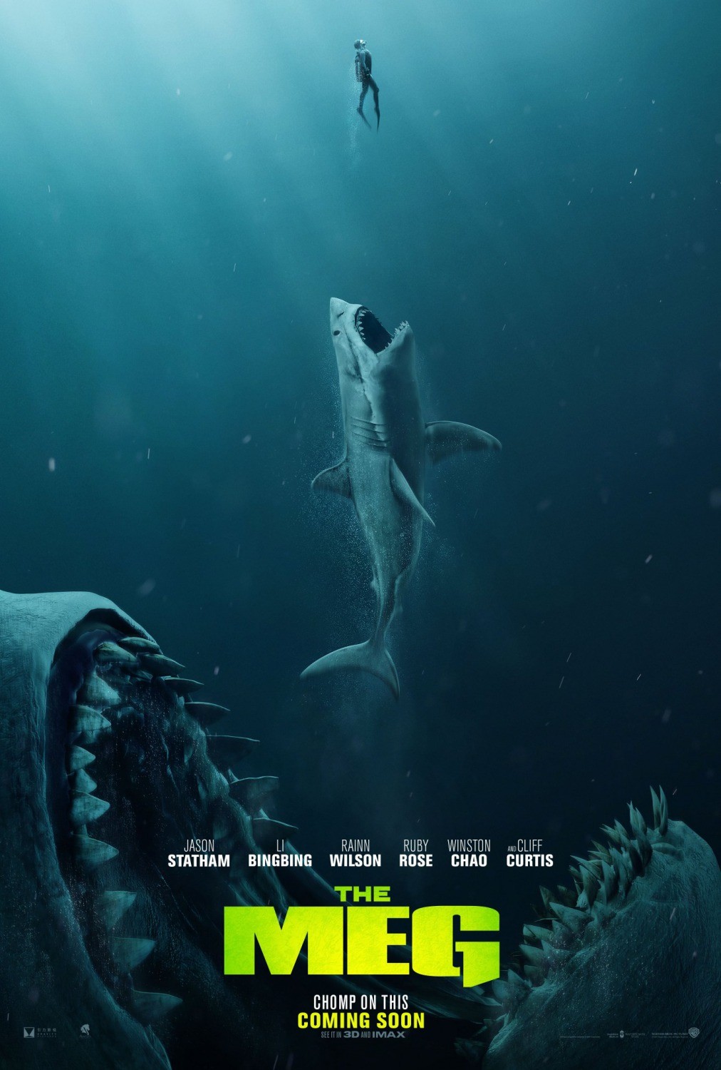 Постер N145439 к фильму Мег: Монстр глубины (2018)