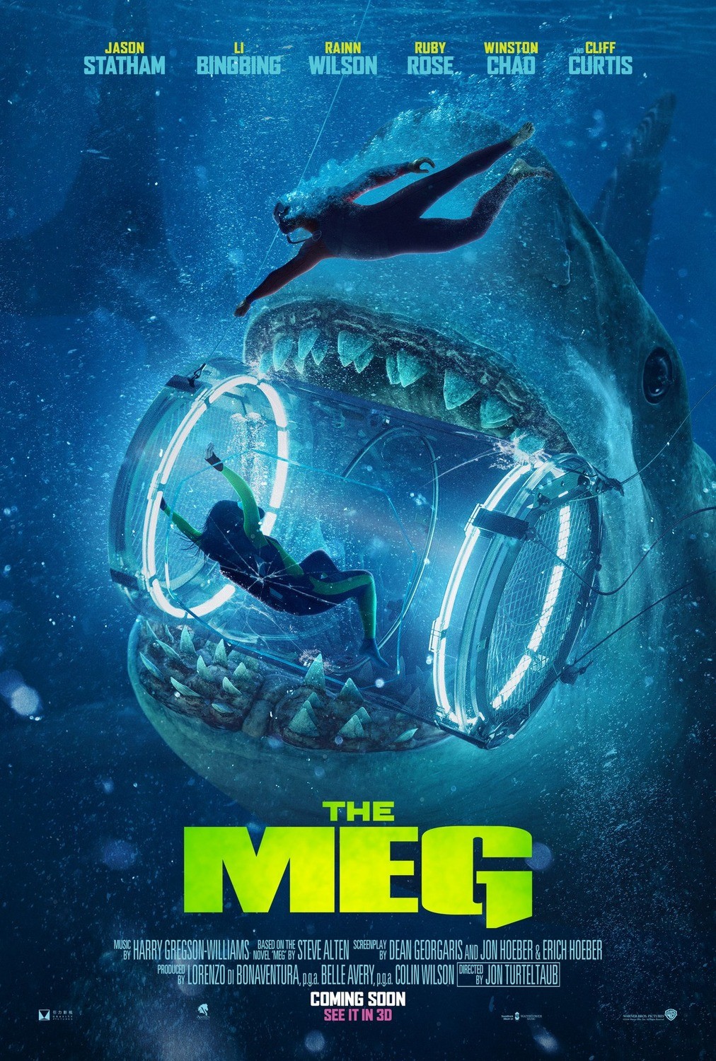 Постер N147123 к фильму Мег: Монстр глубины (2018)