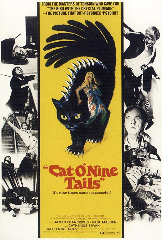 Постер N147816 к фильму Кошка о девяти хвостах (1971)