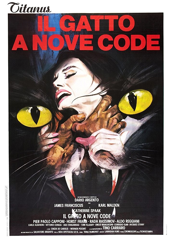 Постер N147818 к фильму Кошка о девяти хвостах (1971)