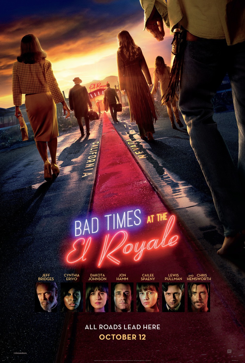 Ничего хорошего в отеле "Эль рояль" / Bad Times at the El Royale (2018) отзывы. Рецензии. Новости кино. Актеры фильма Ничего хорошего в отеле "Эль рояль". Отзывы о фильме Ничего хорошего в отеле "Эль рояль"