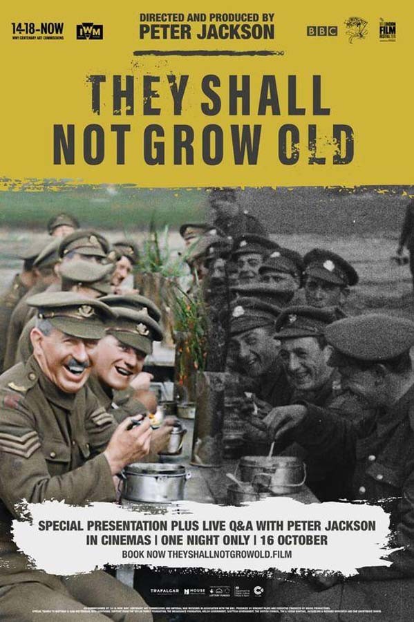 Они не состарятся / They Shall Not Grow Old (2018) отзывы. Рецензии. Новости кино. Актеры фильма Они не состарятся. Отзывы о фильме Они не состарятся