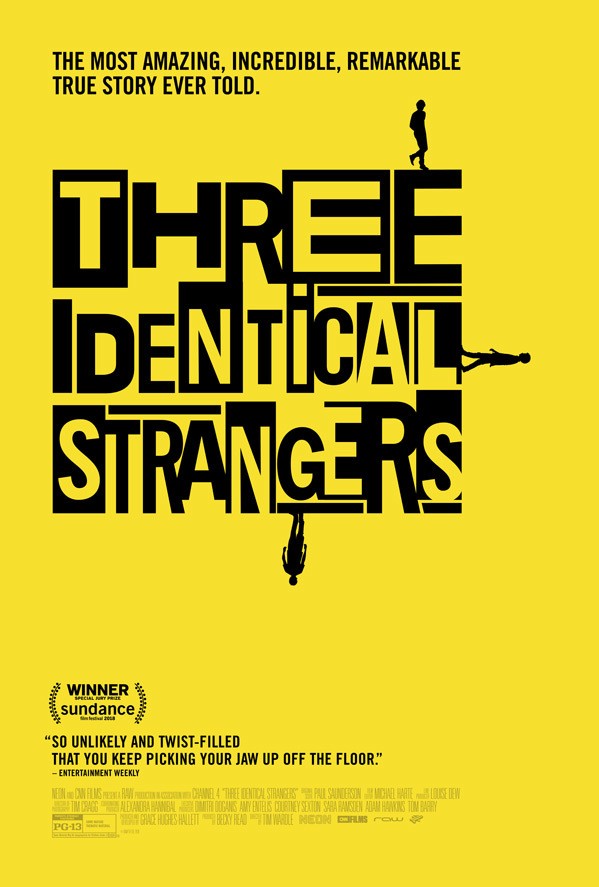 Три одинаковых незнакомца / Three Identical Strangers (2018) отзывы. Рецензии. Новости кино. Актеры фильма Три одинаковых незнакомца. Отзывы о фильме Три одинаковых незнакомца