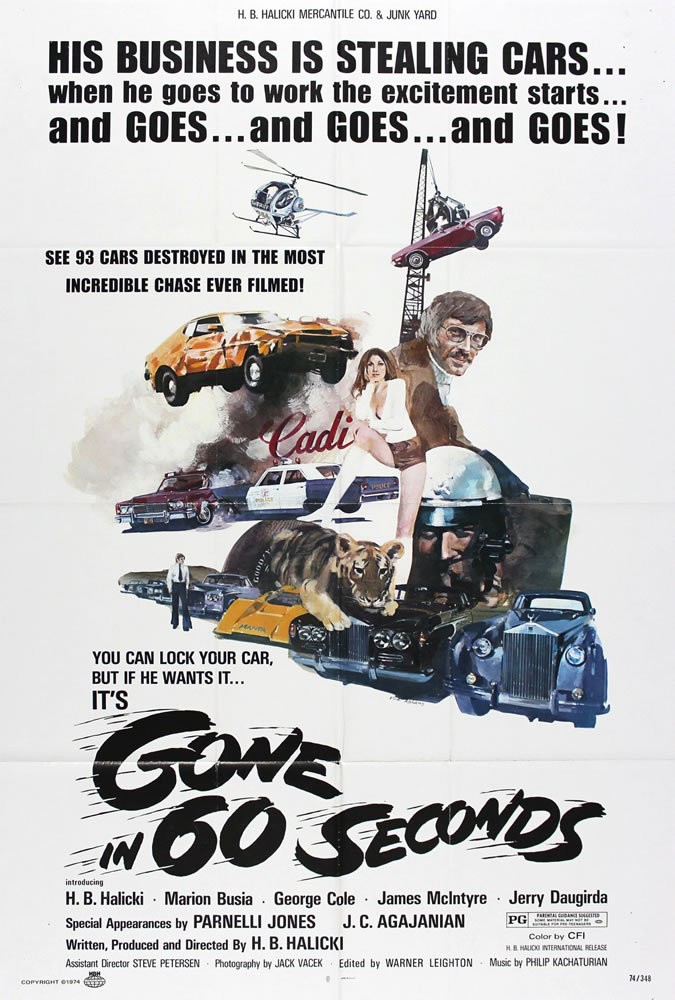 Угнать за 60 секунд / Gone in 60 Seconds (1974) отзывы. Рецензии. Новости кино. Актеры фильма Угнать за 60 секунд. Отзывы о фильме Угнать за 60 секунд