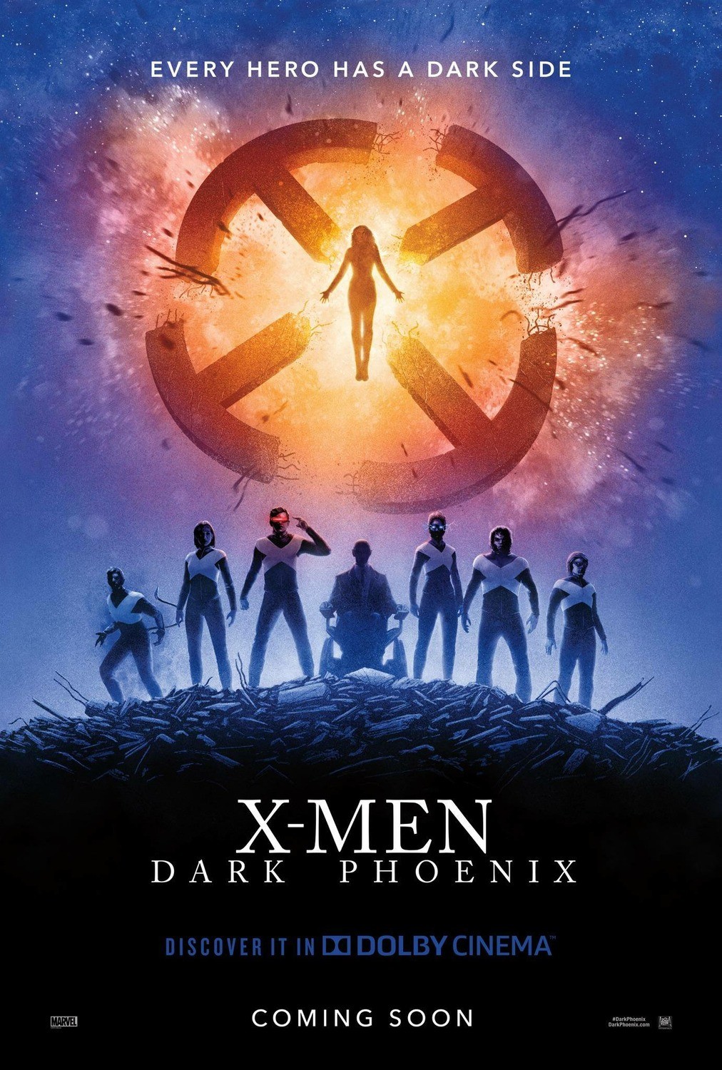Постер N158444 к фильму Люди Икс: Темный Феникс (2019)