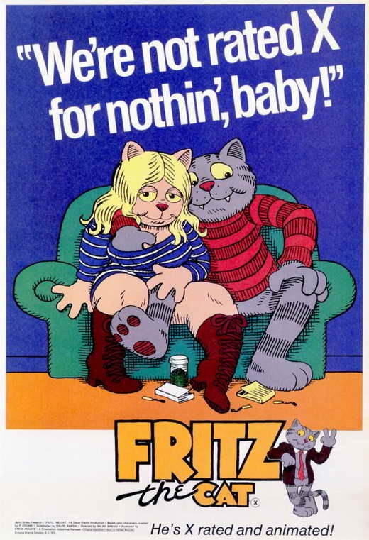 Приключения кота Фрица / Fritz the Cat (1972) отзывы. Рецензии. Новости кино. Актеры фильма Приключения кота Фрица. Отзывы о фильме Приключения кота Фрица