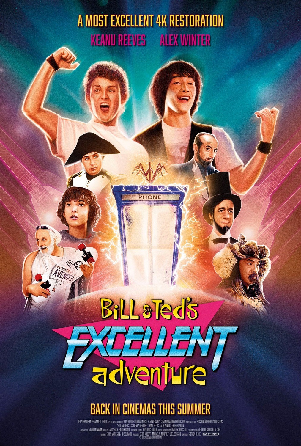 Невероятные приключения Билла и Теда / Bill & Ted`s Excellent Adventure (1989) отзывы. Рецензии. Новости кино. Актеры фильма Невероятные приключения Билла и Теда. Отзывы о фильме Невероятные приключения Билла и Теда