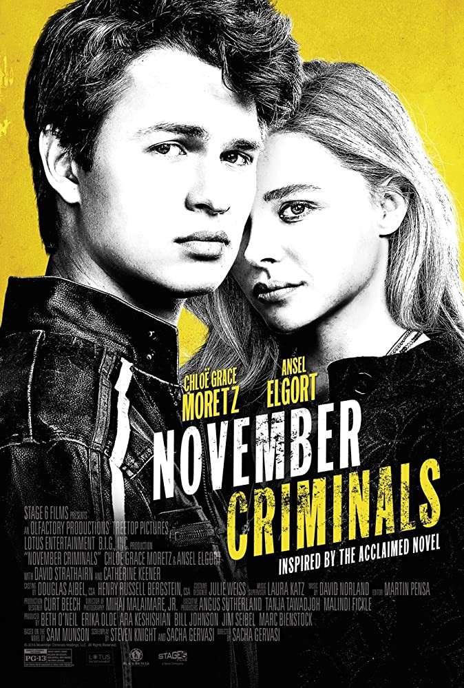 Ноябрьские преступники / November Criminals (2017) отзывы. Рецензии. Новости кино. Актеры фильма Ноябрьские преступники. Отзывы о фильме Ноябрьские преступники