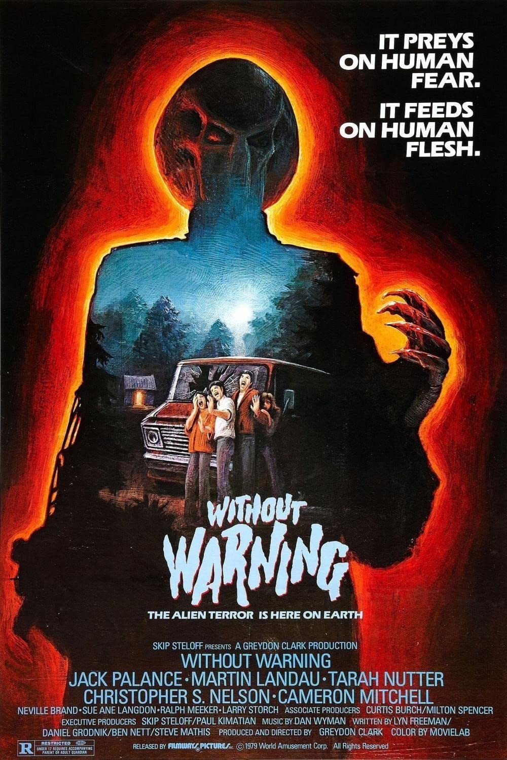 Без предупреждения / Without Warning (1980) отзывы. Рецензии. Новости кино. Актеры фильма Без предупреждения. Отзывы о фильме Без предупреждения