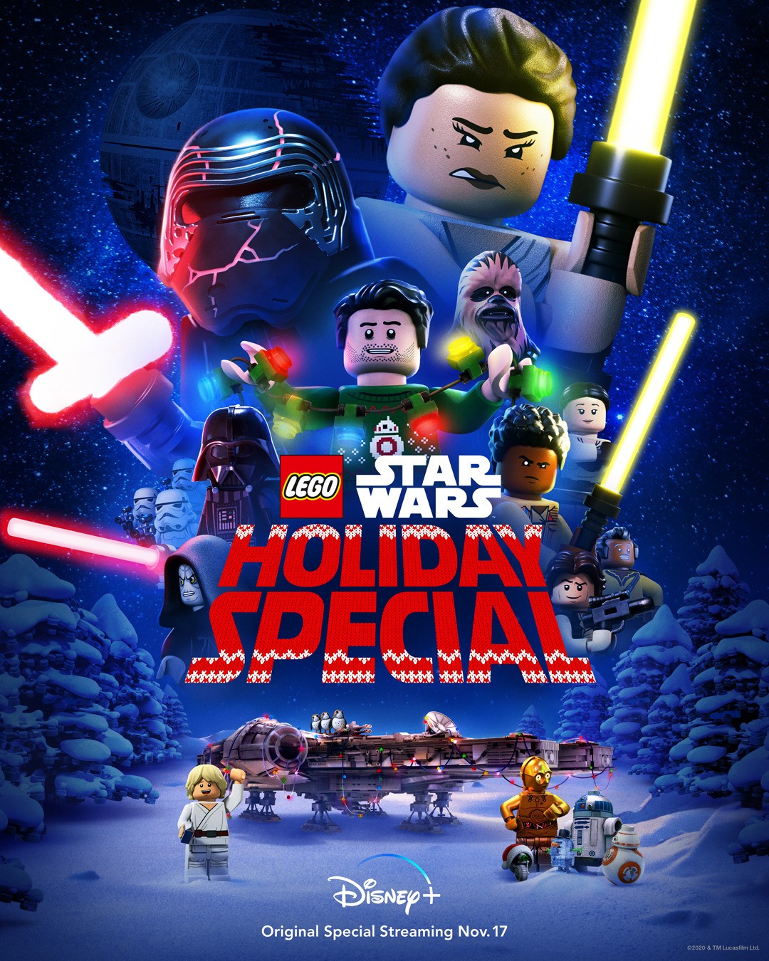 ЛЕГО Звездные войны: Праздничный спецвыпуск: постер N178491