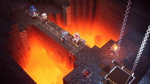 Кадр к игре Minecraft Dungeons