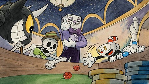 Кадр к игре Cuphead