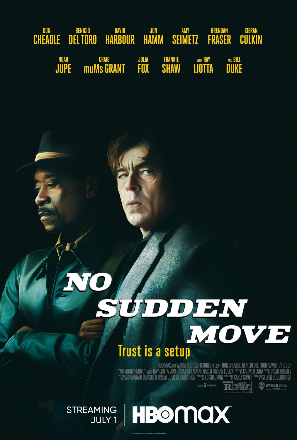 Без резких движений / No Sudden Move (2021) отзывы. Рецензии. Новости кино. Актеры фильма Без резких движений. Отзывы о фильме Без резких движений