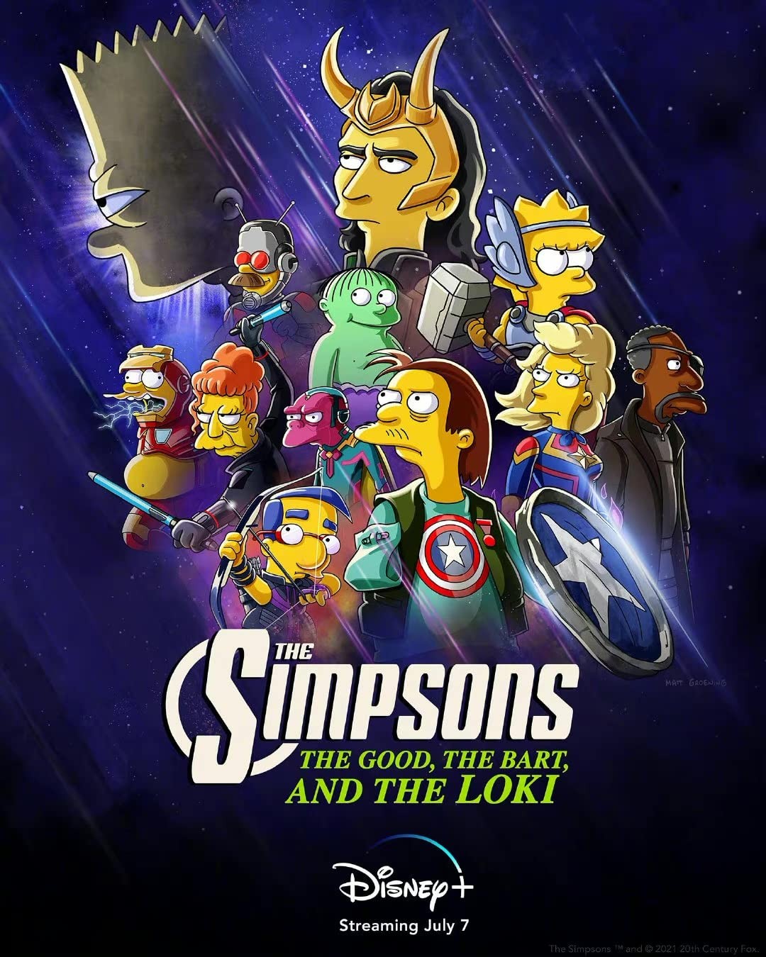 Симпсоны: Добро, Барт и Локи: постер N188256