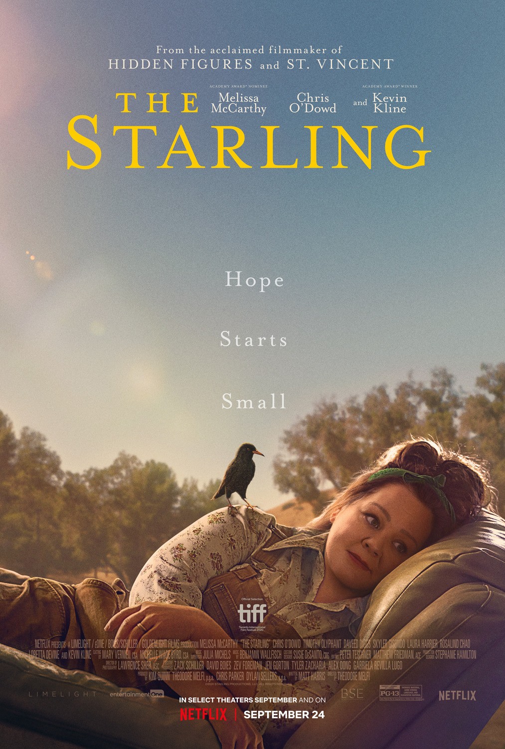 Скворец / The Starling (2021) отзывы. Рецензии. Новости кино. Актеры фильма Скворец. Отзывы о фильме Скворец