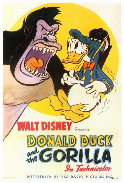 Дональд Дак и горилла / Donald Duck and the Gorilla (1944) отзывы. Рецензии. Новости кино. Актеры фильма Дональд Дак и горилла. Отзывы о фильме Дональд Дак и горилла