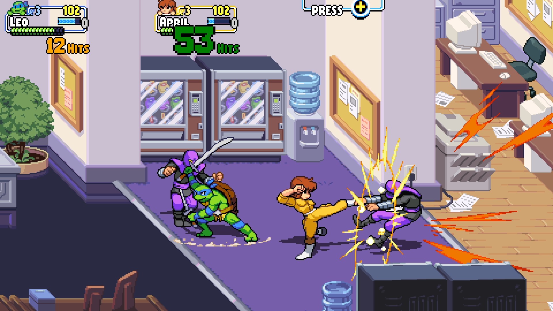 Игра Teenage Mutant Ninja Turtles: Shredder`s Revenge (2021). Скриншот N190266