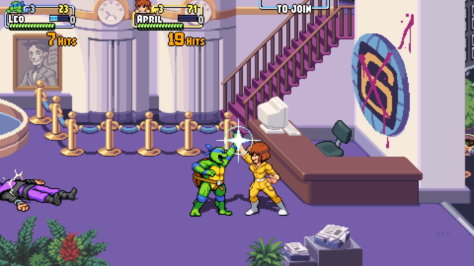 Игра Teenage Mutant Ninja Turtles: Shredder`s Revenge (2021). Скриншот N190271