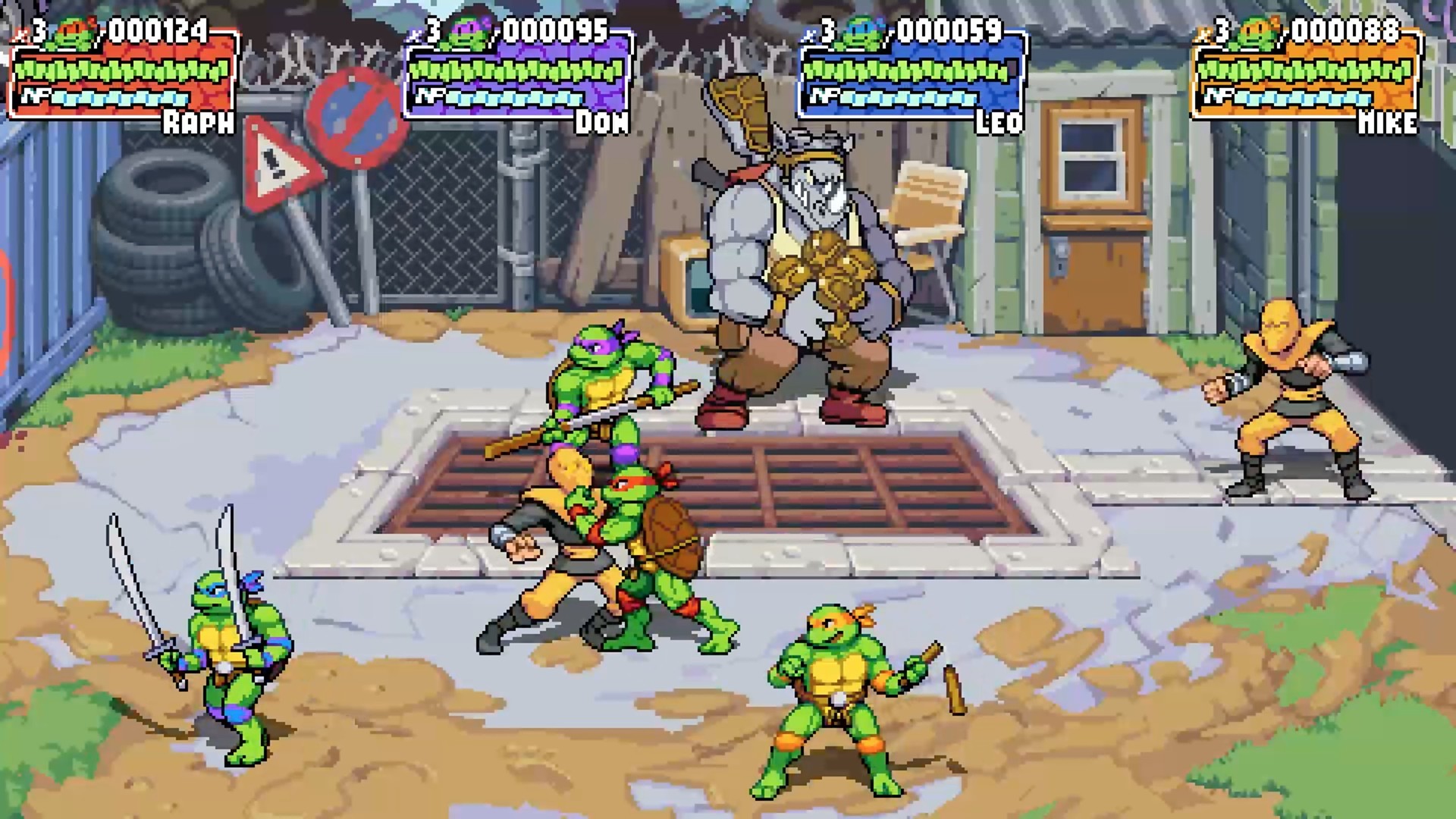 Игра Teenage Mutant Ninja Turtles: Shredder`s Revenge (2021). Скриншот N190273
