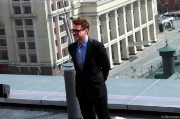 Актер Роберт Дауни мл. замечен в носках с надписью "Россия"