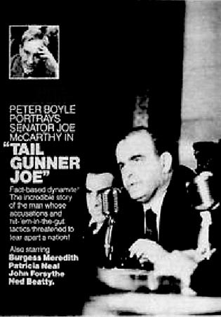 Хвостовой стрелок Джо / Tail Gunner Joe (1977) отзывы. Рецензии. Новости кино. Актеры фильма Хвостовой стрелок Джо. Отзывы о фильме Хвостовой стрелок Джо