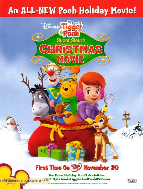 Фильм о Пухе - рождественском супер сыщике / Pooh`s Super Sleuth Christmas Movie (2007) отзывы. Рецензии. Новости кино. Актеры фильма Фильм о Пухе - рождественском супер сыщике. Отзывы о фильме Фильм о Пухе - рождественском супер сыщике