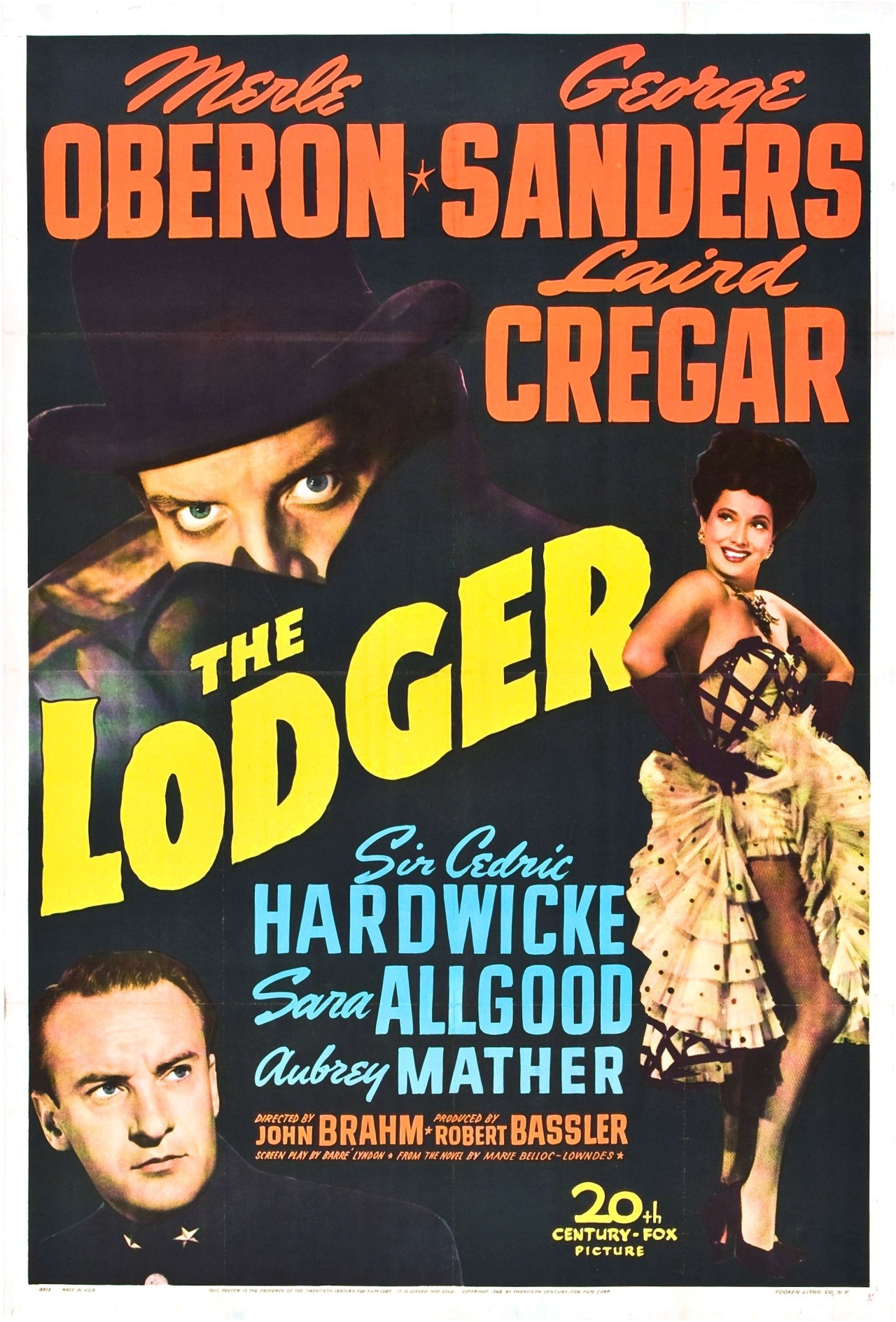 Жилец / The Lodger (1944) отзывы. Рецензии. Новости кино. Актеры фильма Жилец. Отзывы о фильме Жилец