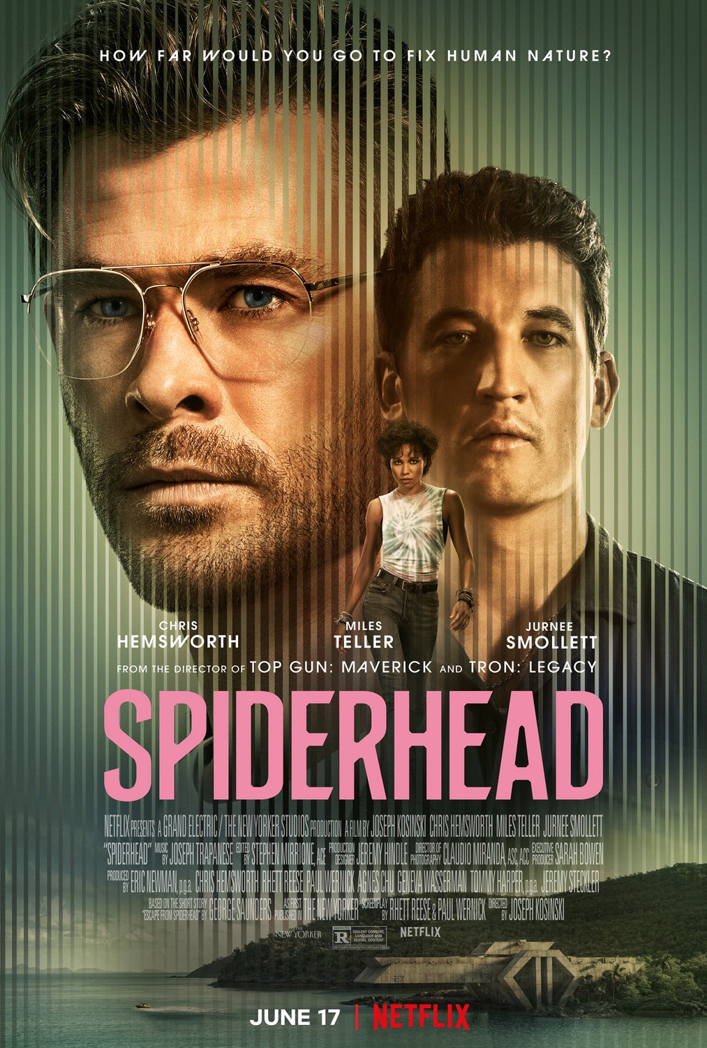 Побег из паутины / Spiderhead (2022) отзывы. Рецензии. Новости кино. Актеры фильма Побег из паутины. Отзывы о фильме Побег из паутины