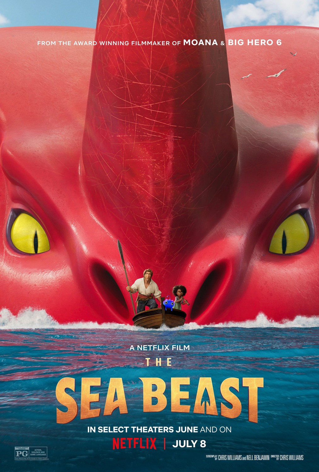 Морской монстр / The Sea Beast (2022) отзывы. Рецензии. Новости кино. Актеры фильма Морской монстр. Отзывы о фильме Морской монстр