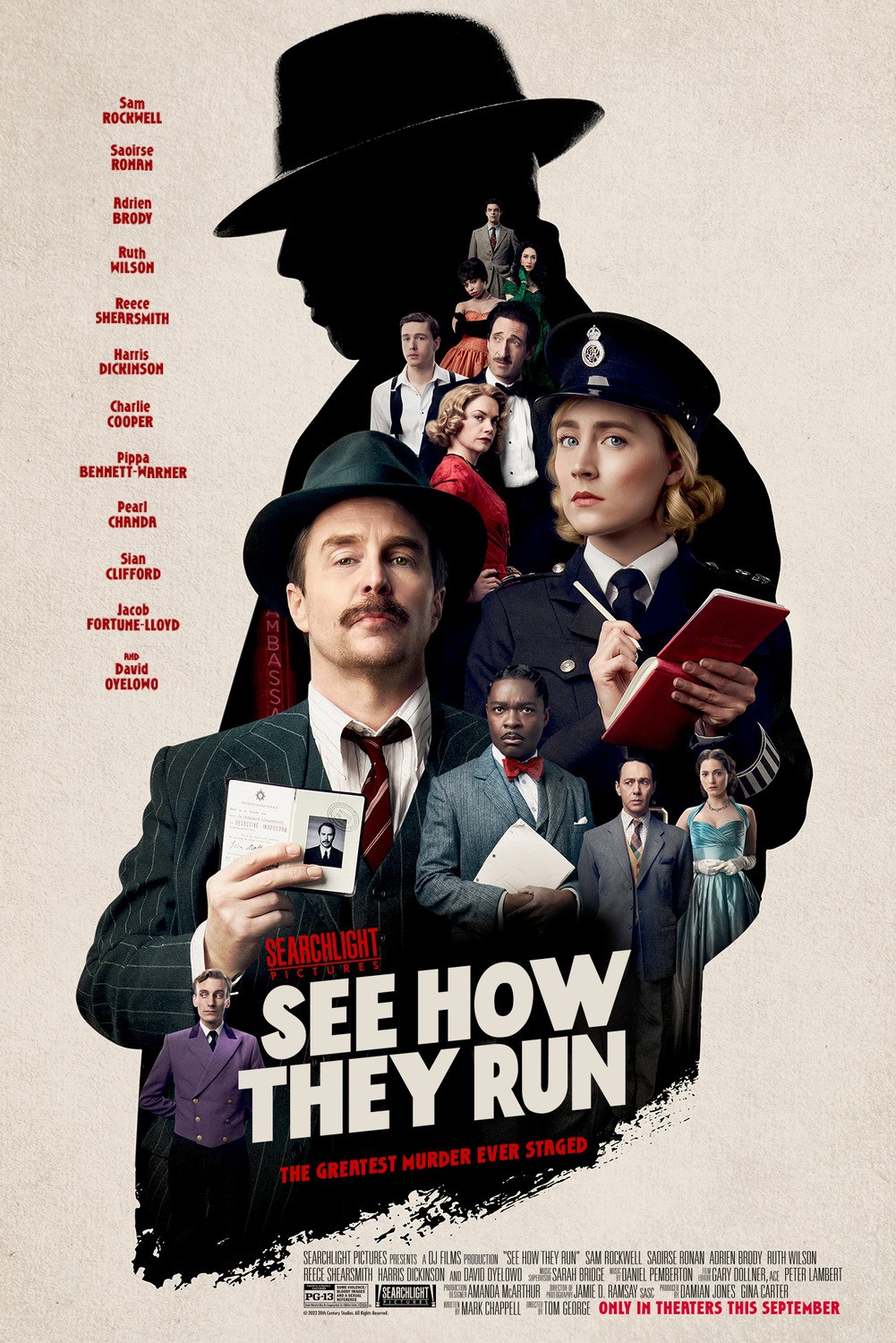 Посмотри, как они бегут / See How They Run (2022) отзывы. Рецензии. Новости кино. Актеры фильма Посмотри, как они бегут. Отзывы о фильме Посмотри, как они бегут