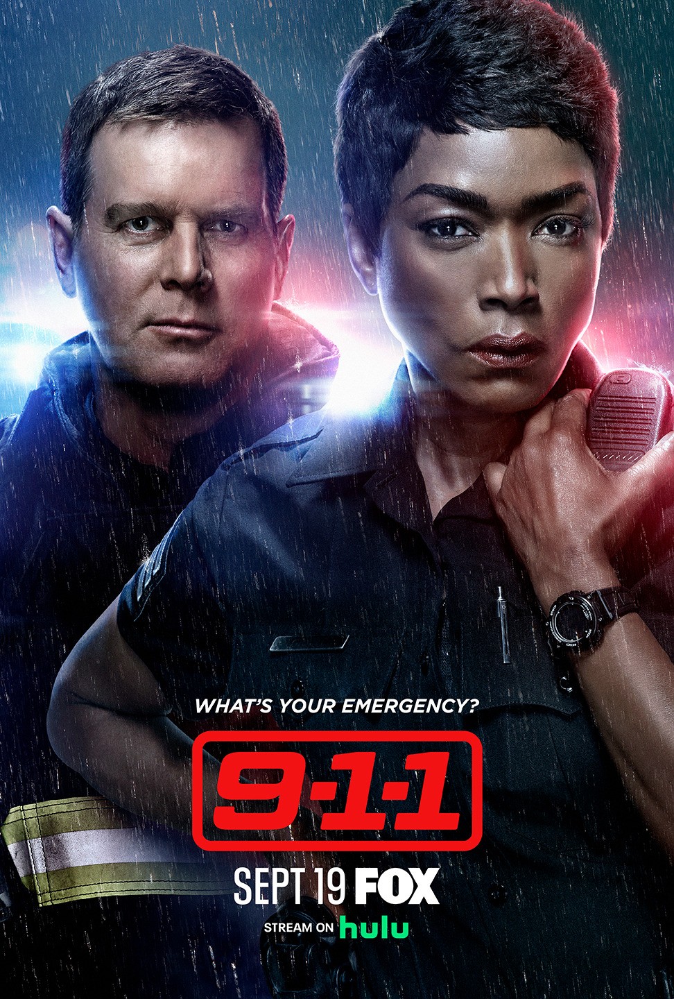 911 служба спасения: постер N203221