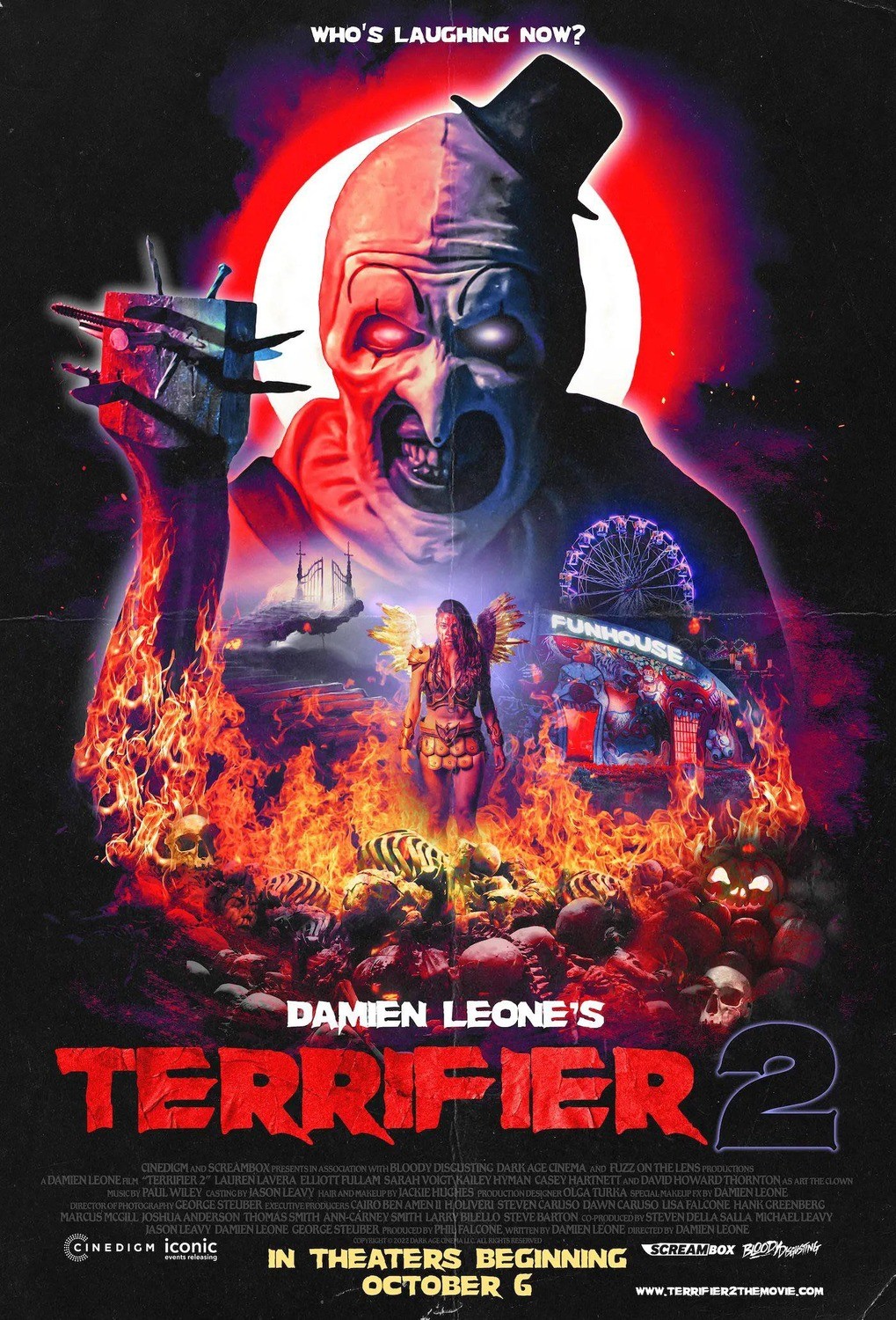 Ужасающий 2 / Terrifier 2 (2022) отзывы. Рецензии. Новости кино. Актеры фильма Ужасающий 2. Отзывы о фильме Ужасающий 2