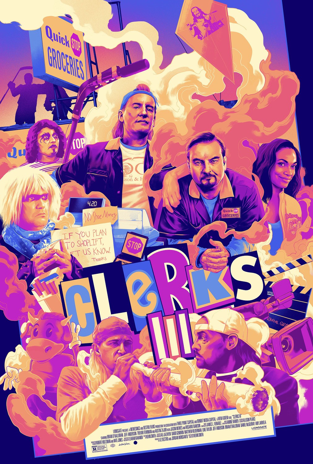 Клерки 3 / Clerks III (2022) отзывы. Рецензии. Новости кино. Актеры фильма Клерки 3. Отзывы о фильме Клерки 3