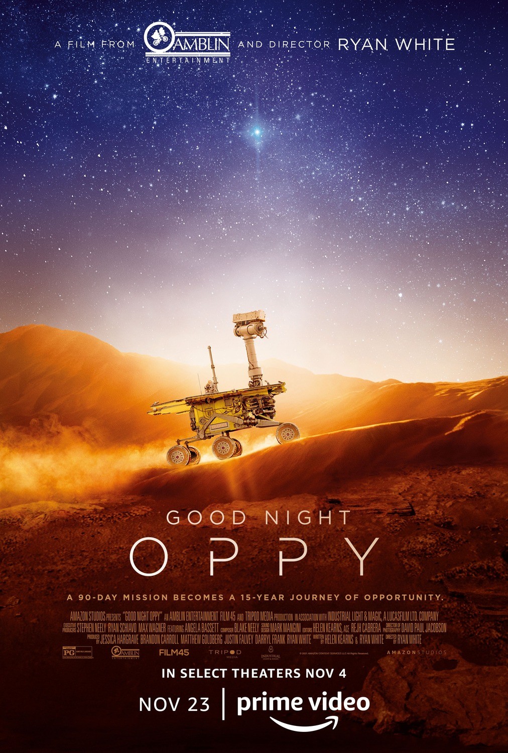 Спокойной ночи, Оппи / Good Night Oppy (2022) отзывы. Рецензии. Новости кино. Актеры фильма Спокойной ночи, Оппи. Отзывы о фильме Спокойной ночи, Оппи