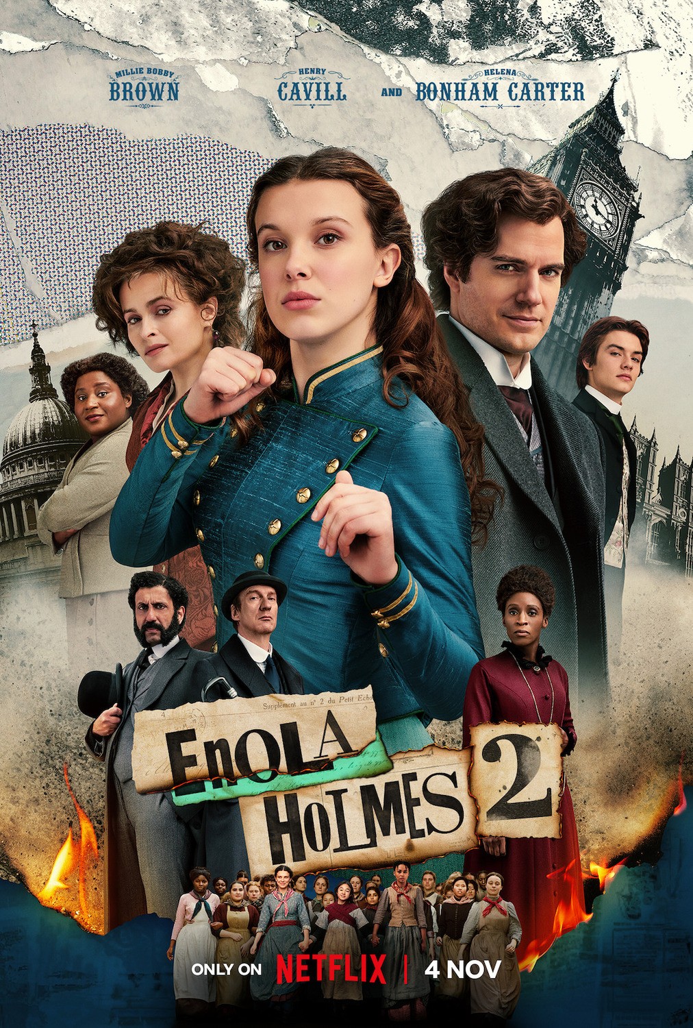 Энола Холмс 2: постер N206644